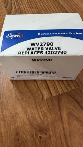 4202790s Supco Wv2790 Refrigerator Water Valve Compatible With Sub Zero 4202790