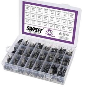 240-dinrong Swpeet 240pcs 24 Kinds Different Electrolytic Capacitors Range 0.1uf 1000uf 240-dinrong Swpeet 240pcs 24 Kinds Different Electrolytic Capacitors Range 0.1uf 1000uf