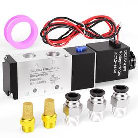 4v210-08 Tailonz Pneumatic 1/4 Inch Npt Solenoid Valve Dc12v Npt/dc12v/out Of Line