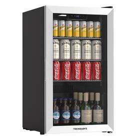 Br86csius Tecnolove Yc-86 Beverage Refrigerator Cooler Mini Fridge Free Standing 123can/3 Cu. Ft Cools