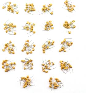 Mo-cap-18v-180 Tegg 180pcs Monolithic Ceramic Capacitors Assorted Kit 180x 20pf-1uf