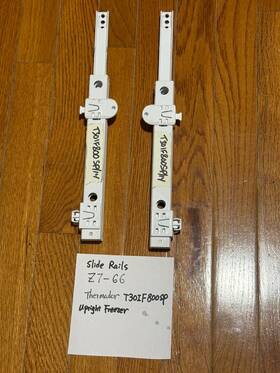 T30if800sp Thermador 00660867 Slide Rail Assemblies For T30if800sp/14 Upright Freezer Z7-66