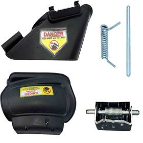 987-02516a Threma Dgsh662 731-07131 Side Discharge Chute With Hinged Mulch Plug Compatible W