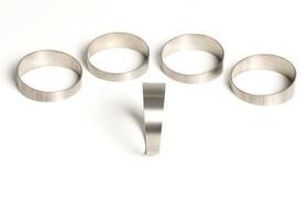 109-05701-0013 Ticon Industries - Titanium 2.25 Inch Pie Cut 4.5 /4.5 Degree 1.25d Tight Radius 1mm/.039