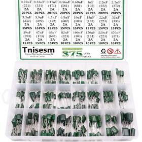 Tn-20-4 Tnisesm 375 Pcs 24 Value Metalized Mylar Polyester Film Capacitors
