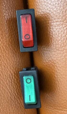 Tgf-23f Turbo Air Oem Model # Glass Door Refrigerator Inch On / Off Switches