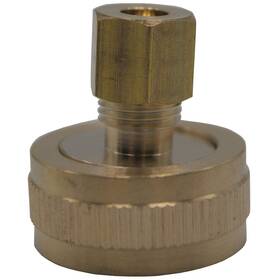 Ghc-412-lf Usd Ice Maker Water Valve Inlet Adapter-1/4 Comp X 3/ Fip