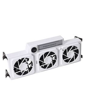 Fcbxfs-n1 Uueego 12v Rv Refrigerator Evaporator Fan With Three 2.5 Inch Powered Fans Atta