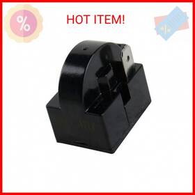 Uxcell 702105205297 4.7 Ohm 1 Pin Refrigerator Start Relay Black Uxcell 702105205297 4.7 Ohm 1 Pin Refrigerator Start Relay Black