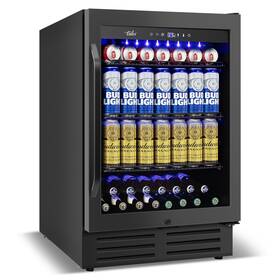 Velivi 723884261885 24 Inch Beverage Refrigerator Under Counter Space Builtin Beer An