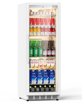 Viv001 Velivi Commercial Merchandiser Refrigerator 13.8 Cu Ft Display Beverage Frid