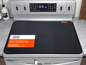 Eb-2130 Viesembo Fireproof Stove Top Covers For Electric Heat Resistant Glass Prote