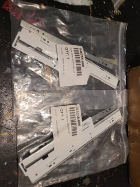046235-000 Viking 046255-000 Slide Set Produce Drawer Slides New In Bag 046235-000 Viking 046255-000 Slide Set Produce Drawer Slides New In Bag