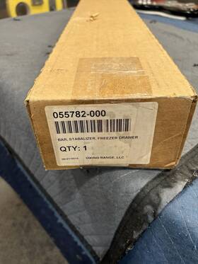 055782-000 Viking Stabilizer Bar Freezer New In Box
