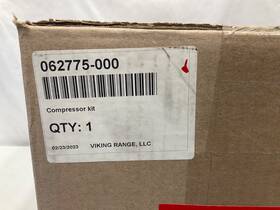 062775-000 Viking Refrigerator Compressor Kit 062775-000 Viking Refrigerator Compressor Kit