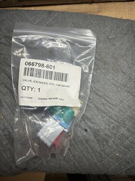 066798-000 Viking Icemaker Water Valve Seven Series Column Freezer