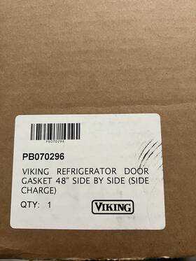 Pb070296 Viking Door Gasket Pb070296 Viking Door Gasket
