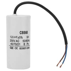 Vikyevmg6kd8pg7 Vikye Cbb60 Run Capacitor 250v Ac 120uf 50/60hz With Wire Round For