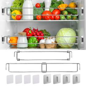 Visttuswill Fs-1-mr0080-1 Rv Fridge Bars Refrigerator Tension Rods 12-22 Inch Adjustable