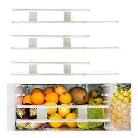 Rv-1254 Voittozege 4 Sets Double Rv Refrigerator Bars 16-28in Adjustable Spring Tension Fridge