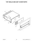 W10761970 Kitchenaid Refrigerator Top Grill Black Stainless W10761970 Kitchenaid Refrigerator Top Grill Black Stainless