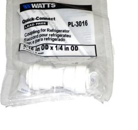 Pl-3016 Watts Quick-connect Coupling For Refrigerator 5/16in Od X 1/4in