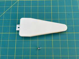 Wp1129262 Whirlpool 1129262 Part #wp1129262 Hinge Cover - Left Bisque And #489284 Screw