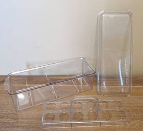 2169933 Whirlpool 2164373 Refrigerator Egg Storage Holder Container With Lid Oem