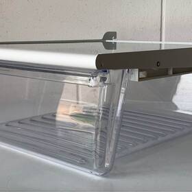 2188687 Whirlpool 2188711 Refrigerator Deli Shelf With Glides And Meat Pan 2176282
