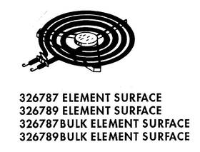 326789 Whirlpool Range Coil Surface Element 8-in Genuine Oem Part