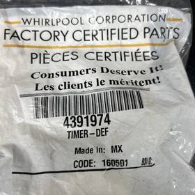 4391974 Whirlpool Refrigerator Defrost Timer G1g 4391974 Whirlpool Refrigerator Defrost Timer G1g