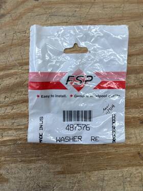 487576 Whirlpool Genuine Oem Fsp Refrigerator Door Hinge Washer - White