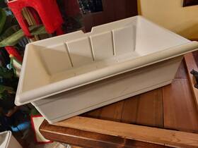 9790377 Whirlpool #9790377 Crisper Bin/drawer 23 Inch L X 15 W 8 D - White Very Good