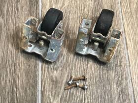 Ap2967596 Whirlpool 2x Refrigerator Front Roller Wheel Assembly 9790461 Roper Kenmore