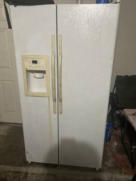 Ed5fhaxs001 Whirlpool Refrigerator Used With In Door Ice Maker Auto Defrost French