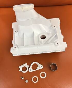 W10258477-t1 Whirlpool Lw10258477- Kitchenaid / Refrigerator Ice Dispenser Chute Assembly