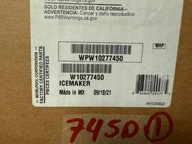 Ps11751737 Whirlpool Refrigerator Icemaker Assembly W10277450 Ap6018435