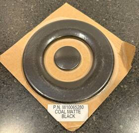 W10065280 Whirlpool Appliance Burner Cap Coal Matte Black P.n