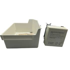 W10121733 Whirlpool Ice Maker Assembly Fsp Icemaker Kit White Part Bin And Harness