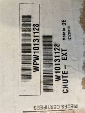 W10131128 Whirlpool W10131128 Whirlpool