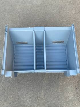 W10413261 Whirlpool W10388855 Kitchenaid Freezer Drawer Bin Grey/platinum Oem W10413261 Whirlpool W10388855 Kitchenaid Freezer Drawer Bin Grey/platinum Oem
