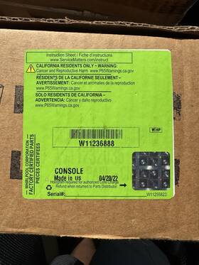W10694163 Whirlpool Double Oven Controll Board W10694163 Whirlpool Double Oven Controll Board