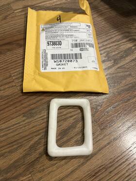 W10720073 Whirlpool Refrigerator Gasket