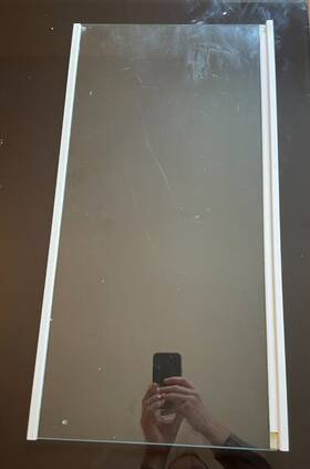 W10809784 Whirlpool Refrigerator Shelf 25 1/4 X 13in