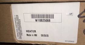 W10825088 Whirlpool New Genuine Oem Refrigerator Defrost Heater W10825088 Whirlpool New Genuine Oem Refrigerator Defrost Heater