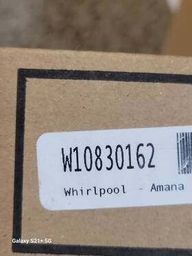 W10830162 Whirlpool Refrigerator Door Gasket