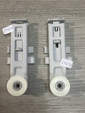 W10300213 Whirlpool W10845760 Dishwasher Oem Set Of 2 Upper Rack Rollers Assem
