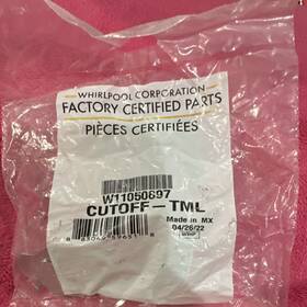 Whirlpool W11050897 Refrigerator Thermal Cutoff Replacement Part Silver
