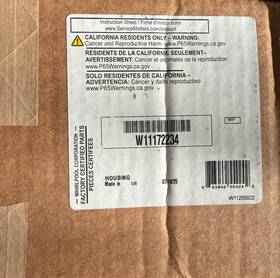 W11172234 Whirlpool Water Filter Housing For Refrigerator Oem Part