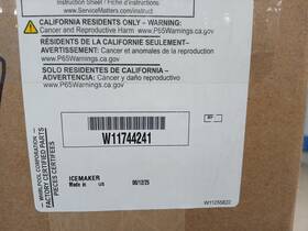 W11744241 Whirlpool W11322220 Oem Refrigerator Ice Maker W11744241 Whirlpool W11322220 Oem Refrigerator Ice Maker